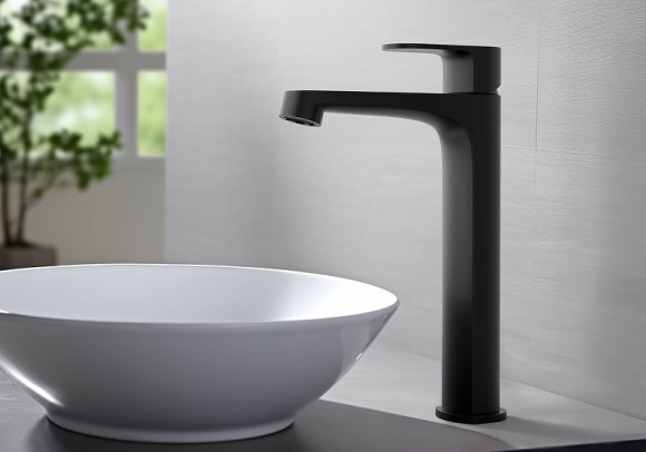 Смеситель для раковины Aquatek Оберон AQ1204MB Черный матовый