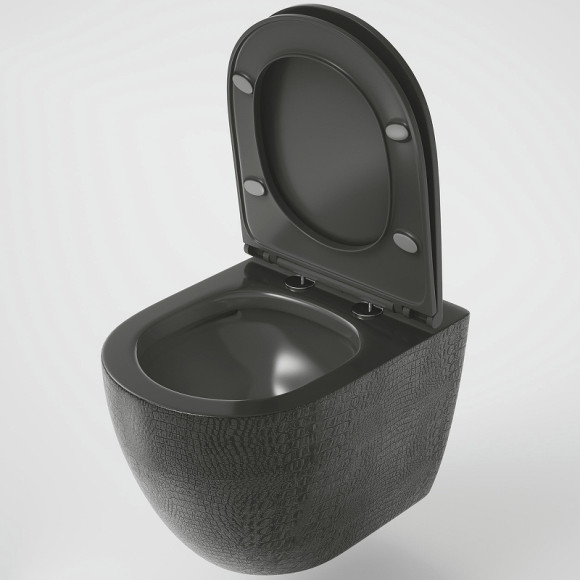 Унитаз Grossman GR-4455BBLS подвесной Черный глянцевый с сиденьем Микролифт Унитаз Grossman GR-4455BBLS подвесной Черный глянцевый с сиденьем Микролифт