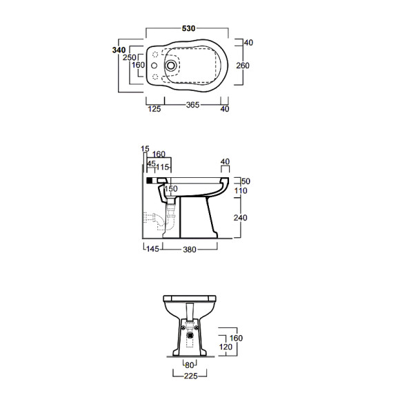 Биде Simas Londra LO923bi*1 Белое Биде Simas Londra LO923bi*1 Белое