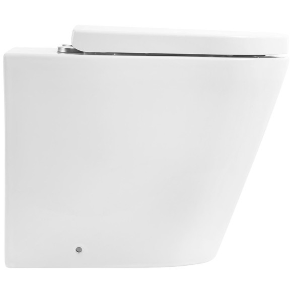 Унитаз BelBagno Flay-R BB1003CBR/BB865SC приставной с сиденьем Микролифт Унитаз BelBagno Flay-R BB1003CBR/BB865SC приставной с сиденьем Микролифт