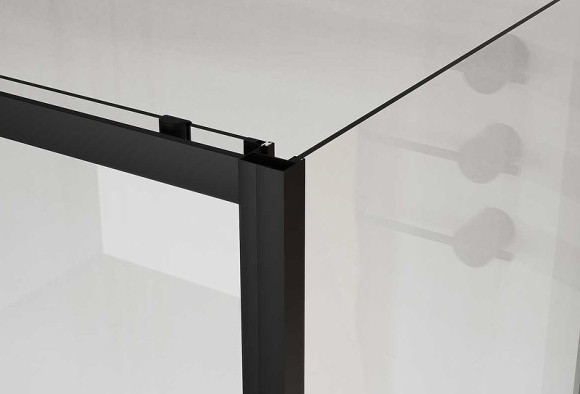 Душевой уголок Vincea City 110x90 VSR-5CT9011CLB профиль Черный стекло прозрачное Душевой уголок Vincea City 110x90 VSR-5CT9011CLB профиль Черный стекло прозрачное