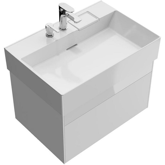 Тумба под раковину Kerama Marazzi Logica 70 LOG.70.2\WHT подвесная Белая Тумба под раковину Kerama Marazzi Logica 70 LOG.70.2\WHT подвесная Белая