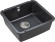 Кухонная мойка Paulmark Unter PM204543-BL Черная Кухонная мойка Paulmark Unter PM204543-BL Черная