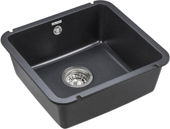 Кухонная мойка Paulmark Unter PM204543-BL Черная Кухонная мойка Paulmark Unter PM204543-BL Черная