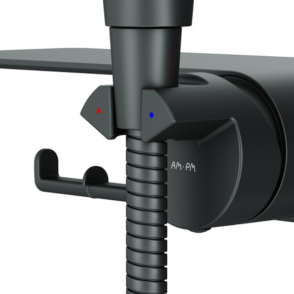 Гигиенический душ со смесителем AM.PM Func F0H8F922 Черный матовый Гигиенический душ со смесителем AM.PM Func F0H8F922 Черный матовый