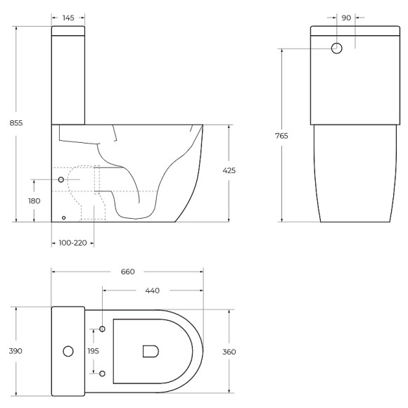 Унитаз компакт BelBagno Sfera-R BB2141CPR/BB902SC без бачка с сиденьем Микролифт Унитаз компакт BelBagno Sfera-R BB2141CPR/BB902SC без бачка с сиденьем Микролифт