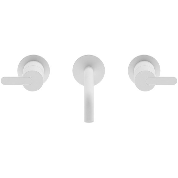 Смеситель для раковины Cezares Leaf LEAF-BLI3L-BIO Белый матовый Смеситель для раковины Cezares Leaf LEAF-BLI3L-BIO Белый матовый