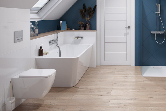 Унитаз Excellent Ness CENL.3509.500.WH подвесной с сиденьем Микролифт