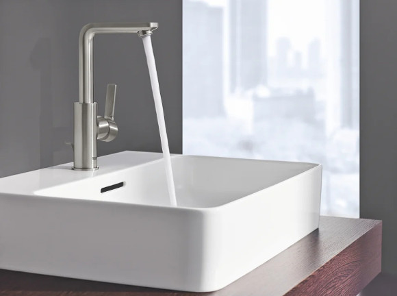 Смеситель для раковины Grohe Lineare New 23296DC1 Суперсталь Смеситель для раковины Grohe Lineare New 23296DC1 Суперсталь