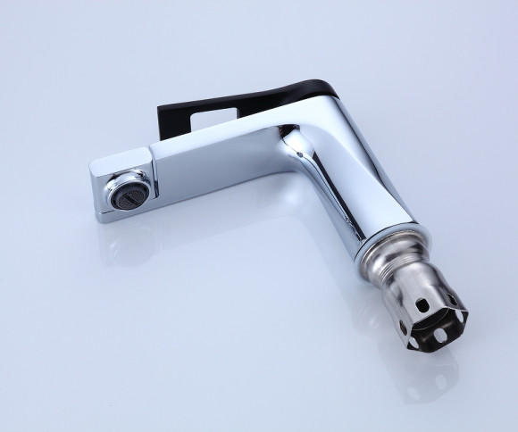 Смеситель для раковины Bronze de Luxe Element EL02XCB Хром Черный