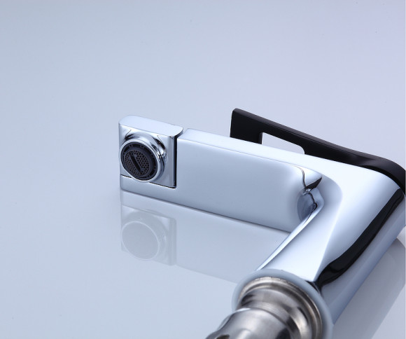 Смеситель для раковины Bronze de Luxe Element EL02XCB Хром Черный