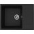 Кухонная мойка Ulgran Practik PR-M 650-004 Черный оникс