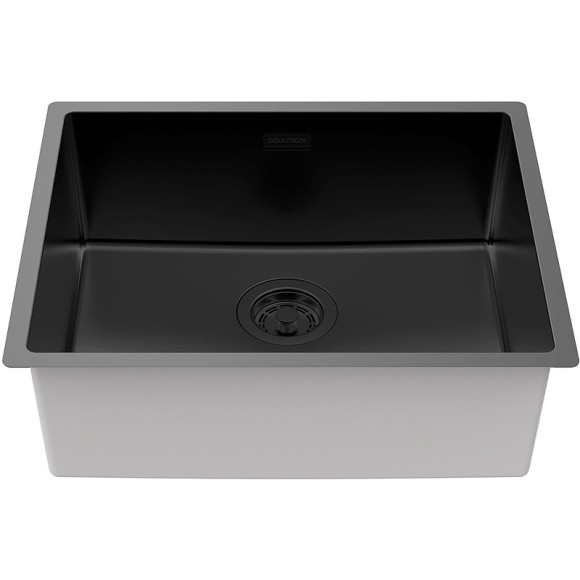 Кухонная мойка Paulmark Lassan 54 Uni LA54-MBN Черная матовая Кухонная мойка Paulmark Lassan 54 Uni LA54-MBN Черная матовая