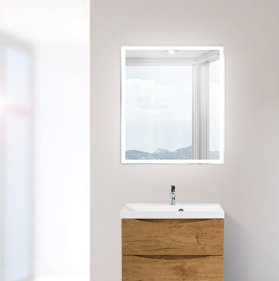 Зеркало BelBagno 70 SPC-GRT-700-800-LED-TCH-WARM с подсветкой с подогревом с сенсорным выключателем