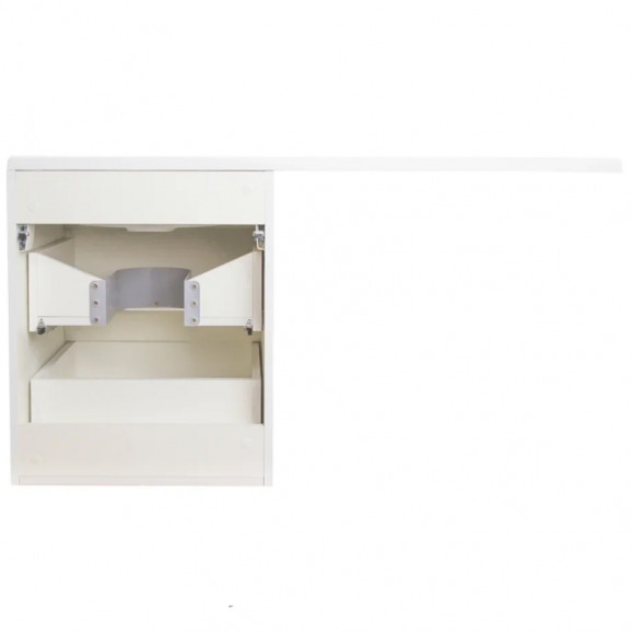 Тумба под раковину Style Line Даллас 110 Люкс Plus подвесная Белая