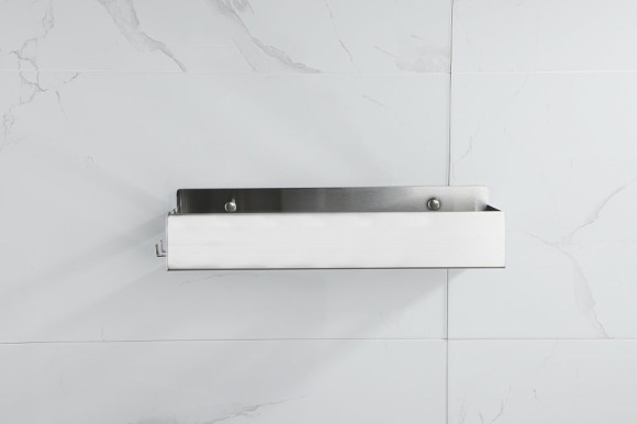 Металлическая полка Boheme Q 10965-NB Никель брашированный Металлическая полка Boheme Q 10965-NB Никель брашированный