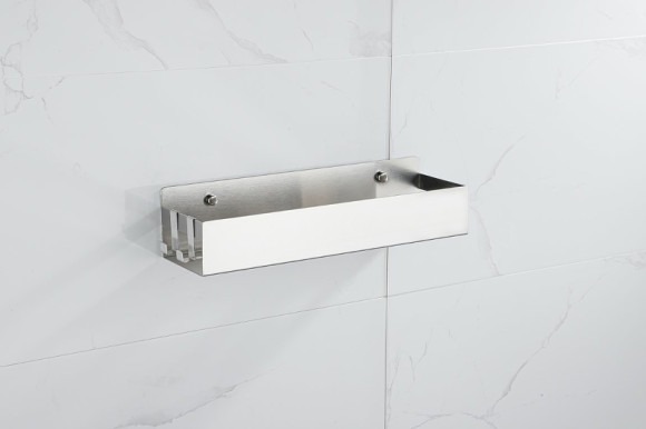 Металлическая полка Boheme Q 10965-NB Никель брашированный Металлическая полка Boheme Q 10965-NB Никель брашированный