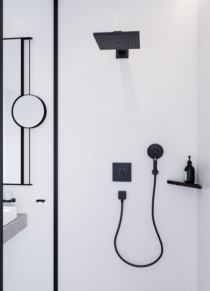 Ручной душ Hansgrohe Raindance Select S 26530670 Черный матовый Ручной душ Hansgrohe Raindance Select S 26530670 Черный матовый
