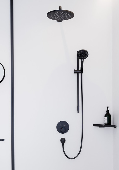 Ручной душ Hansgrohe Raindance Select S 26530670 Черный матовый Ручной душ Hansgrohe Raindance Select S 26530670 Черный матовый