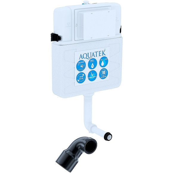 Смывной бачок Aquatek INS-0000019 для унитаза без клавиши смыва