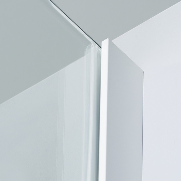 Душевой уголок WasserKRAFT Rhin 110x100 44S16 профиль Белый стекло прозрачное Душевой уголок WasserKRAFT Rhin 110x100 44S16 профиль Белый стекло прозрачное