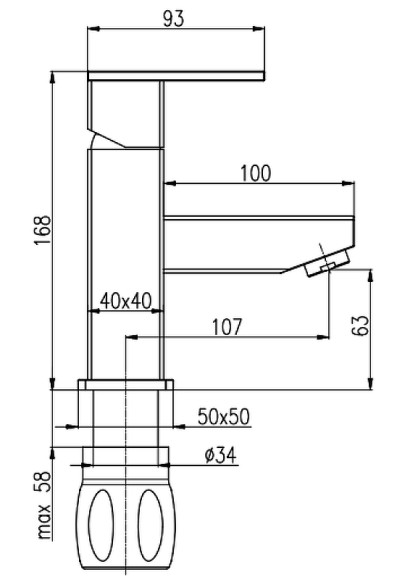 Смеситель для раковины Rav Slezak Loira LR527.5KZ Золото