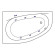 Акриловая ванна Excellent Kameleon 170x110 L WAEX.KML17.SOFT.GL с гидромассажем Акриловая ванна Excellent Kameleon 170x110 L WAEX.KML17.SOFT.GL с гидромассажем