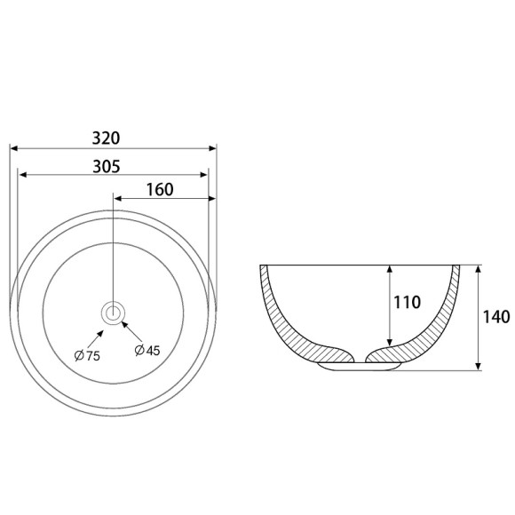 Раковина-чаша Abber Bequem 32 AC2106 Белая Раковина-чаша Abber Bequem 32 AC2106 Белая