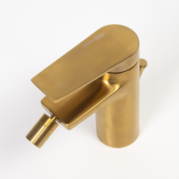 Смеситель для биде WasserKRAFT Aisch 5506 Золото матовое Смеситель для биде WasserKRAFT Aisch 5506 Золото матовое