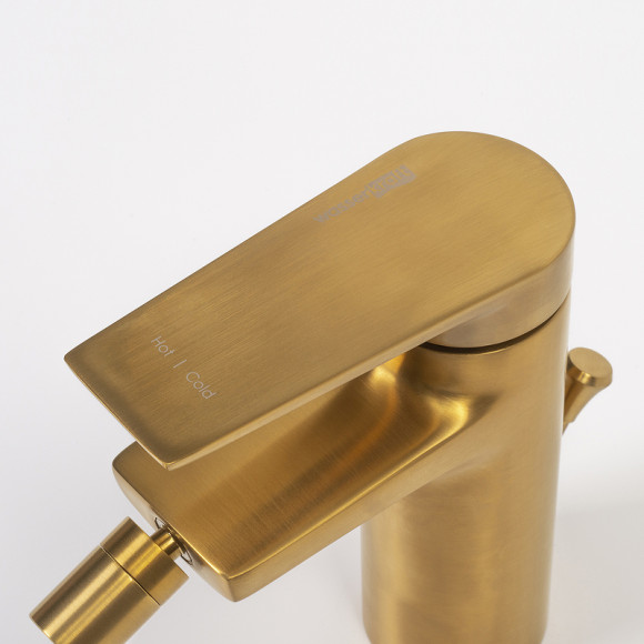 Смеситель для биде WasserKRAFT Aisch 5506 Золото матовое Смеситель для биде WasserKRAFT Aisch 5506 Золото матовое