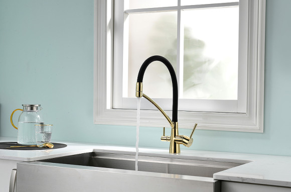 Смеситель для кухни Paulmark Siegen Si213111-G Золото Смеситель для кухни Paulmark Siegen Si213111-G Золото