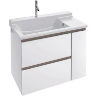 Тумба под раковину Jacob Delafon Soprano 76 EB1333-N18 подвесная Белая Тумба под раковину Jacob Delafon Soprano 76 EB1333-N18 подвесная Белая