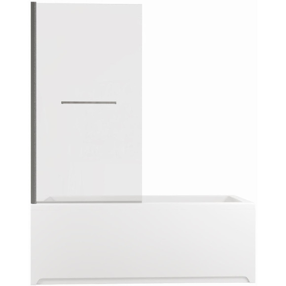 Шторка на ванну Allen Brau Priority 80 3.31024.BA профиль Серебро браш стекло прозрачное Шторка на ванну Allen Brau Priority 80 3.31024.BA профиль Серебро браш стекло прозрачное