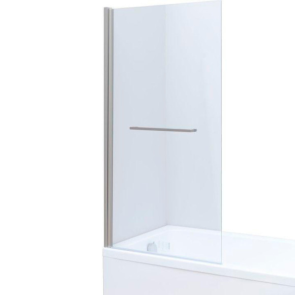 Шторка на ванну Allen Brau Priority 80 3.31024.BA профиль Серебро браш стекло прозрачное Шторка на ванну Allen Brau Priority 80 3.31024.BA профиль Серебро браш стекло прозрачное
