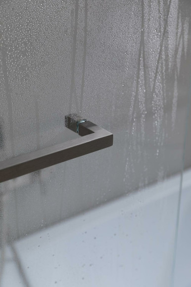 Шторка на ванну Allen Brau Priority 80 3.31024.BA профиль Серебро браш стекло прозрачное Шторка на ванну Allen Brau Priority 80 3.31024.BA профиль Серебро браш стекло прозрачное