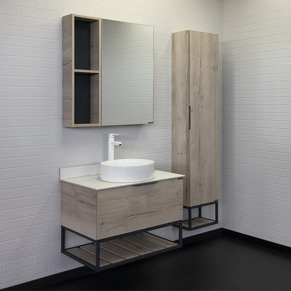 Тумба с раковиной Comforty Порто 75 00-00009321 подвесная Дуб дымчатый Тумба с раковиной Comforty Порто 75 00-00009321 подвесная Дуб дымчатый
