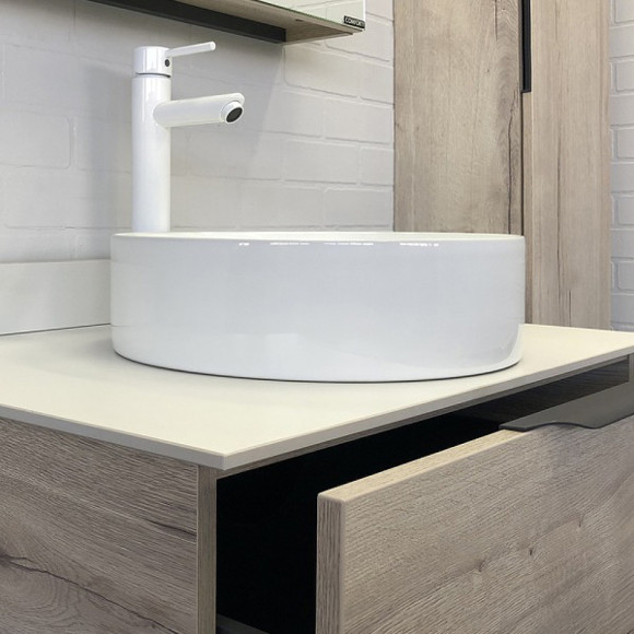 Тумба с раковиной Comforty Порто 75 00-00009321 подвесная Дуб дымчатый Тумба с раковиной Comforty Порто 75 00-00009321 подвесная Дуб дымчатый