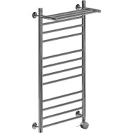 Электрический полотенцесушитель Ника Classic ЛП (Г2) ВП 100/50 с полкой Хром