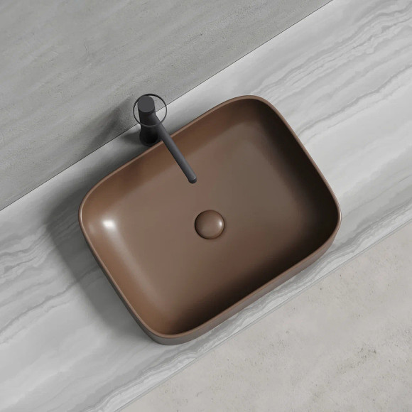 Раковина-чаша Ceramicanova Element 51 CN6052MDB Темно-коричневая матовая Раковина-чаша Ceramicanova Element 51 CN6052MDB Темно-коричневая матовая