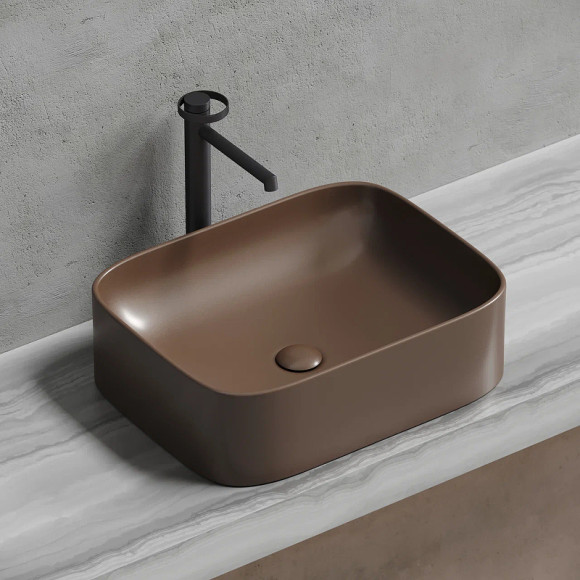 Раковина-чаша Ceramicanova Element 51 CN6052MDB Темно-коричневая матовая Раковина-чаша Ceramicanova Element 51 CN6052MDB Темно-коричневая матовая