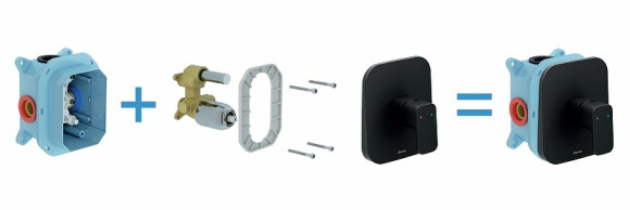 Смеситель для душа Ravak 10° Free black-TD F 066.20 X070159 Черный матовый Смеситель для душа Ravak 10° Free black-TD F 066.20 X070159 Черный матовый
