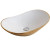 Раковина CeramaLux 61 7811AJW Золотая