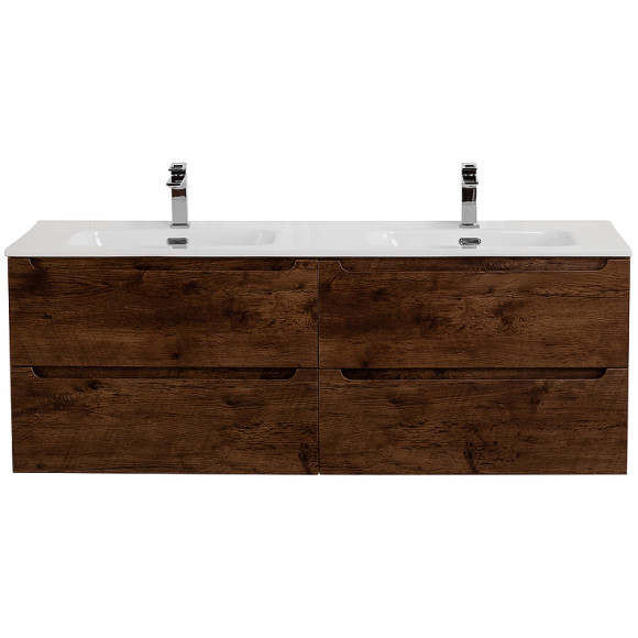 Тумба под раковину BelBagno Etna 140 ETNA-1400-4C-SO-2-RW подвесная Rovere Moro