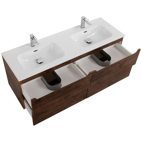 Тумба под раковину BelBagno Etna 140 ETNA-1400-4C-SO-2-RW подвесная Rovere Moro Тумба под раковину BelBagno Etna 140 ETNA-1400-4C-SO-2-RW подвесная Rovere Moro