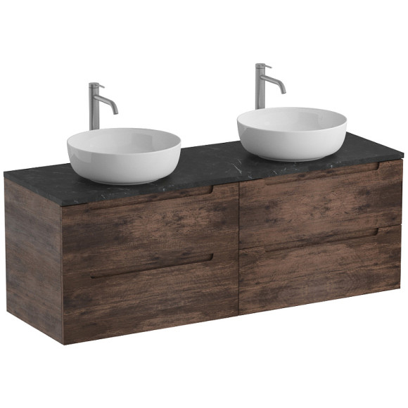 Тумба под раковину BelBagno Etna 140 ETNA-1400-4C-SO-2-RW подвесная Rovere Moro Тумба под раковину BelBagno Etna 140 ETNA-1400-4C-SO-2-RW подвесная Rovere Moro