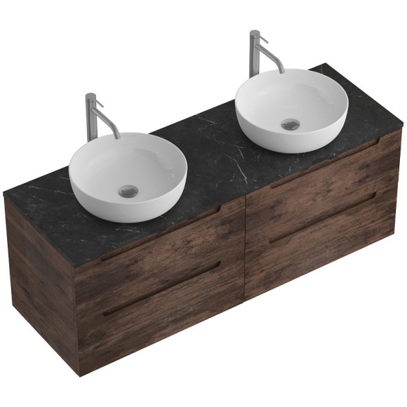 Тумба под раковину BelBagno Etna 140 ETNA-1400-4C-SO-2-RW подвесная Rovere Moro Тумба под раковину BelBagno Etna 140 ETNA-1400-4C-SO-2-RW подвесная Rovere Moro