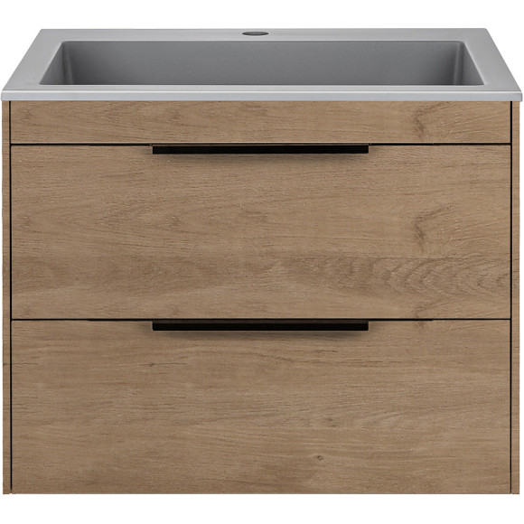 Тумба под раковину Vincea Chiara 2D 60 VMC-2C2600NO подвесная N.Oak Тумба под раковину Vincea Chiara 2D 60 VMC-2C2600NO подвесная N.Oak