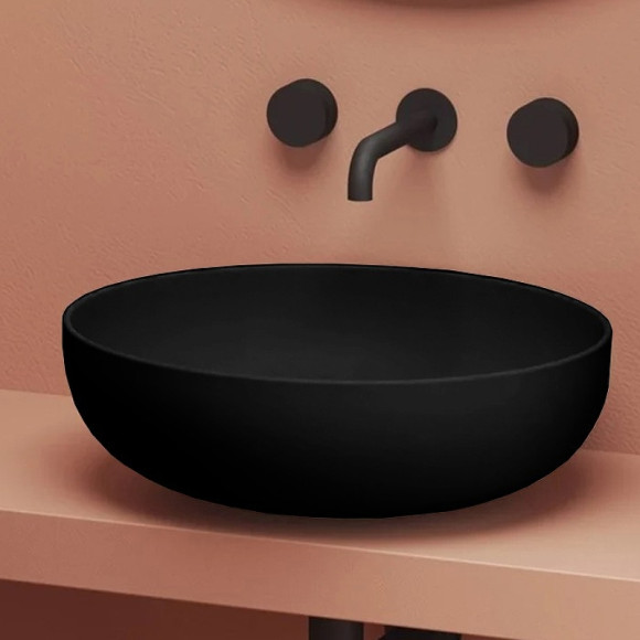 Раковина-чаша Artceram Jolie 50 JOL001 17 00 Черная матовая Раковина-чаша Artceram Jolie 50 JOL001 17 00 Черная матовая