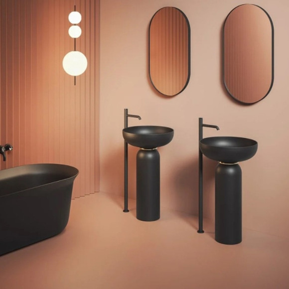 Раковина-чаша Artceram Jolie 50 JOL001 17 00 Черная матовая Раковина-чаша Artceram Jolie 50 JOL001 17 00 Черная матовая