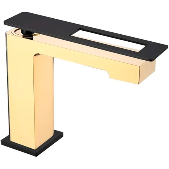 Смеситель для раковины Boheme Q 141-GB Золото Черный Смеситель для раковины Boheme Q 141-GB Золото Черный